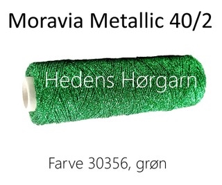 Moravia Metallic 40/2 farve 30356 mat grøn